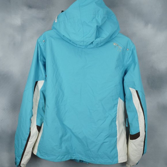 Descente Couture Blue and White Ski & Snow Jacket - Picture 3 of 16